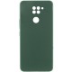Чохол Silicone Cover Lakshmi Full Camera (AAA) для Xiaomi Redmi Note 9 / Redmi 10X Зелений / Cyprus Green