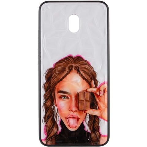 TPU+PC чохол Prisma Ladies для Xiaomi Redmi 8a Chocolate