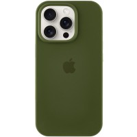 Чохол Silicone Case Full Protective (AA) для Apple iPhone 16 Pro (6.3") Зелений / Dark Olive