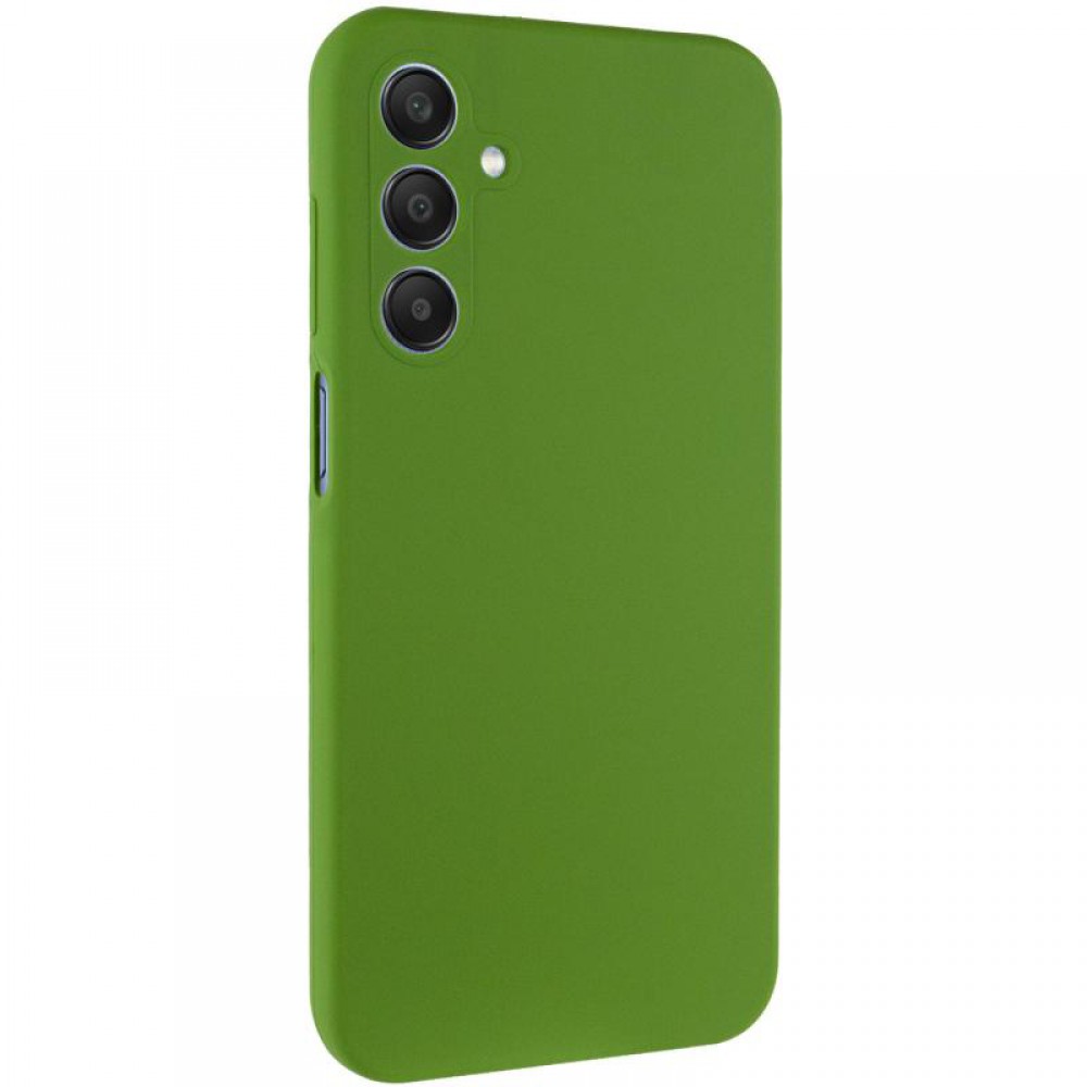 Чохол Silicone Cover Ummi Lakshmi Full Camera (AA) для Samsung Galaxy A05s Зелений / Dark green