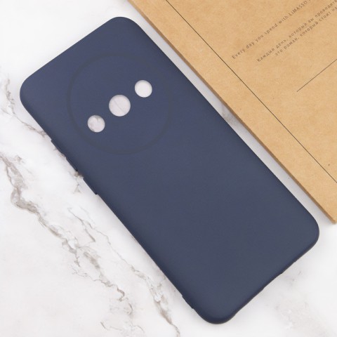 Чохол Silicone Cover Lakshmi Full Camera (AA) для Xiaomi Redmi A3 Синій / Midnight Blue