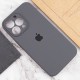 Чохол Silicone Case Full Camera Protective (AA) для Apple iPhone 14 Pro (6.1") Сірий / Dark Gray