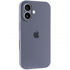 Чохол Silicone Case Full Camera Protective (AA) для Apple iPhone 16 Plus (6.7") Сірий / Lavender Gray