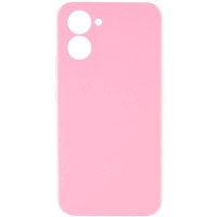 Чохол Silicone Cover Lakshmi Full Camera (AAA) для Realme C33 Рожевий / Light pink