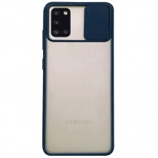 Чохол Camshield mate TPU зі шторкою для камери для Samsung Galaxy A31 Синій