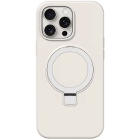 Чохол Silicone Case Full Protective NO LOGO with Ring для Apple iPhone 14 Pro Max (6.7") White
