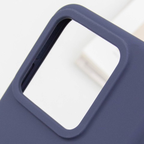Чохол Silicone Cover Lakshmi (AAA) для Xiaomi Redmi Note 13 5G Темно-синій / Midnight blue