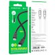 Дата кабель Borofone BX81 Type-C to Type-C 60W (1m) Чорний