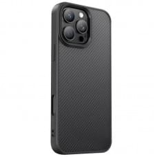 TPU чохол Carbon Protective with Magsafe для Apple iPhone 16 Pro Max (6.9") Black TPU чохол Carbon Protective with Magsafe для Apple iPhone 16 Pro Max (6.9") Black