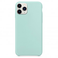 Чохол Silicone Case without Logo (AA) для Apple iPhone 11 Pro Max (6.5") Блакитний / Marine Green