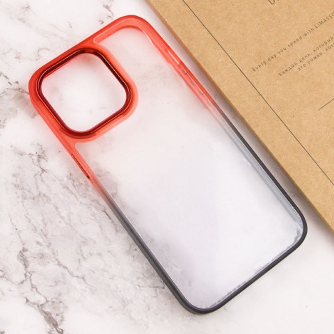 Чохол TPU+PC Fresh sip series для Apple iPhone 13 Pro (6.1") Чорний / Червоний