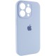 Чохол Silicone Case Full Camera Protective (AA) для Apple iPhone 15 Pro Max (6.7") Блакитний / Lilac Blue