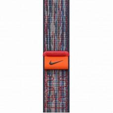 Ремінець Nike Sport Loop для Apple Watch 42/44/45/46/49mm Blue / Red