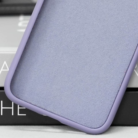 Чохол TPU+Glass Sapphire Midnight with MagSafe для Apple iPhone 12 (6.1") Бузковий / Dasheen