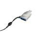 Перехідник Hoco UA10 OTG USB to MicroUSB Сталевий