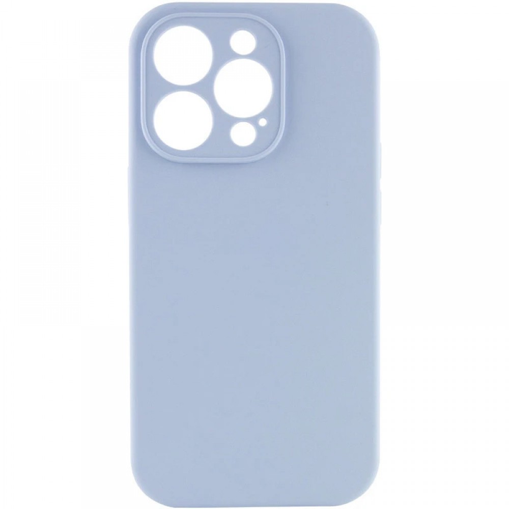 Чохол Silicone Case Full Camera Protective (AA) NO LOGO для Apple iPhone 16 Pro Max (6.9") Блакитний / Lilac Blue Чохол Silicone Case Full Camera Protective (AA) NO LOGO для Apple iPhone 16 Pro Max (6.9") Блакитний / Lilac Blue