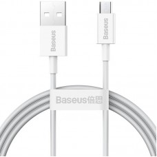 Дата кабель Baseus Superior Series Fast Charging MicroUSB Cable 2A (2m) (CAMYS-A) Білий