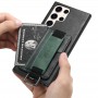Шкіряний чохол Wallet case and straps для Samsung Galaxy S23 Ultra Чорний / Black