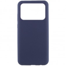 Чохол Silicone Cover Lakshmi (AAA) для Xiaomi Poco X6 Pro Темно-синій / Midnight blue