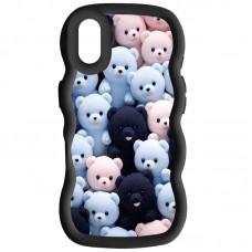 Чохол TPU Cloudy Pictures для Apple iPhone XR (6.1") Bears Black