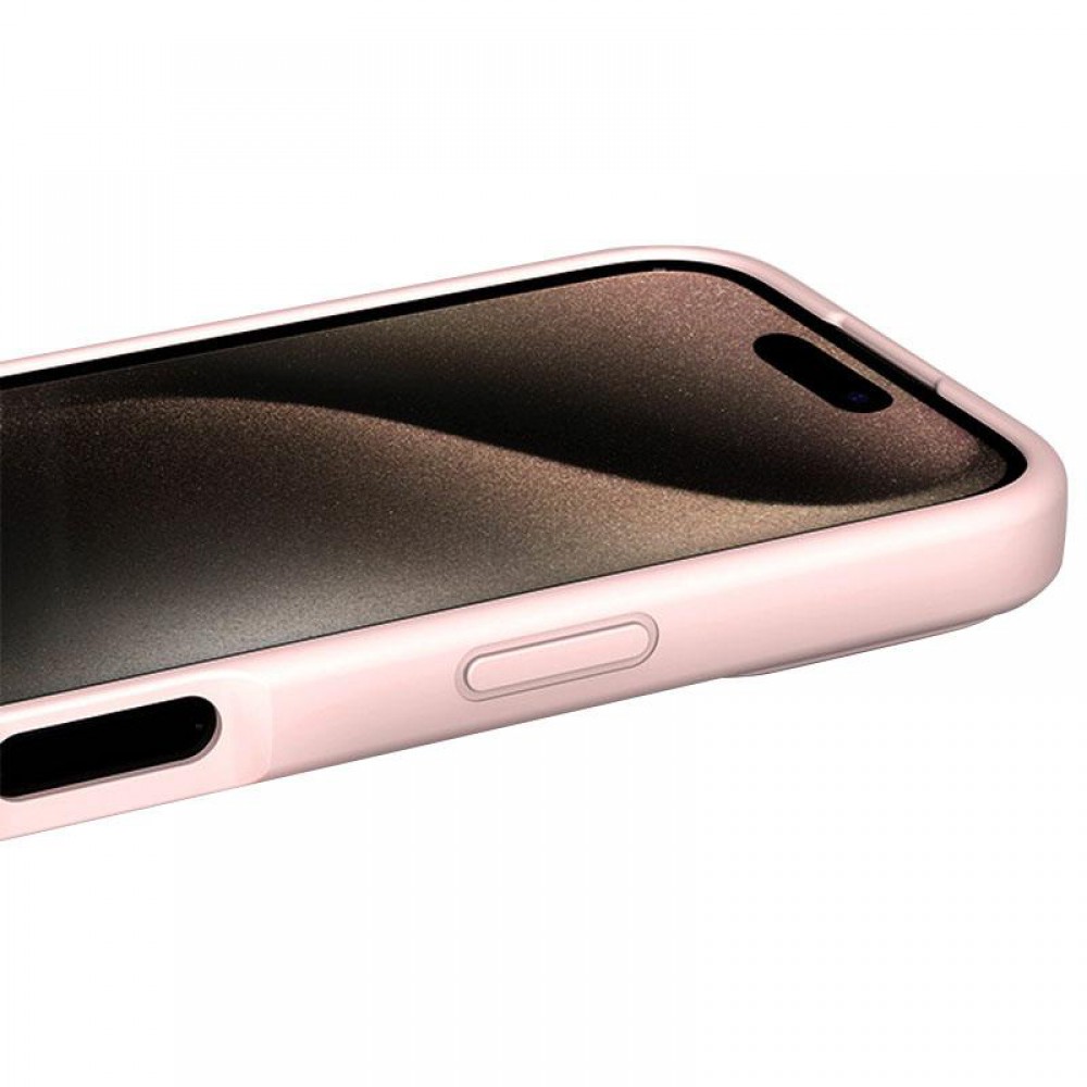 Чохол Silicone Case Full Protective with Ring для Apple iPhone 16 Plus (6.7") Pink