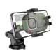 Автотримач з БЗП Hoco HW32 Crown push-type (center console) Black / Metal gray
