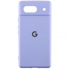 Чохол Silicone Cover Lakshmi Full Camera (AA) with logo для Google Pixel 7 Бузковий / Dasheen