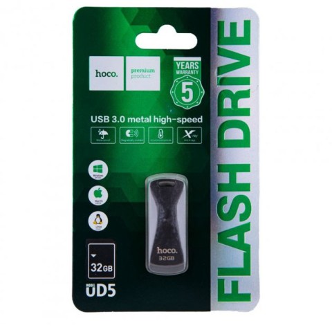 Флеш-накопичувач Hoco UD5 USB 3.0 — 32GB Сірий
