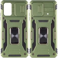 Ударостійкий чохол Camshield Army Ring для Xiaomi Poco F5 / Note 12 Turbo Оливковий / Army Green