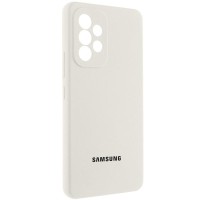 Чохол Silicone Cover Lakshmi Full Camera (AAA) with Logo для Samsung Galaxy A33 5G Білий / White