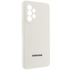 Чохол Silicone Cover Lakshmi Full Camera (AAA) with Logo для Samsung Galaxy A33 5G Білий / White