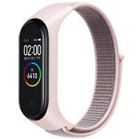 Ремінець Nylon New для Xiaomi Mi Band 3/4/5/6/7 Pink Sand