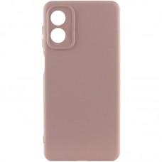 Чохол TPU GETMAN Liquid Silk Full Camera для Motorola Moto G04 / E14 Рожевий / Pink Sand