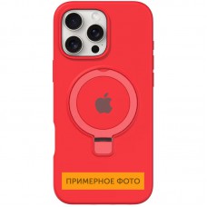 Чохол Silicone Case Full Protective with Ring для Apple iPhone 16e (6.1") Red