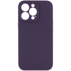 Чохол Silicone Case Full Camera Protective (AA) NO LOGO для Apple iPhone 15 Pro (6.1") Фіолетовий / Elderberry