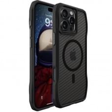 Чохол TPU Octagon with MagSafe для Apple iPhone 16 Pro (6.3") Carbon Black