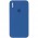 Чохол Silicone Case Square Full Camera Protective (AA) для Apple iPhone XS / X (5.8") Синій / Navy blue