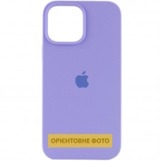 Чохол Silicone Case (AA) Logo with MagSafe для Apple iPhone 16e (6.1") Бузковий / Dasheen