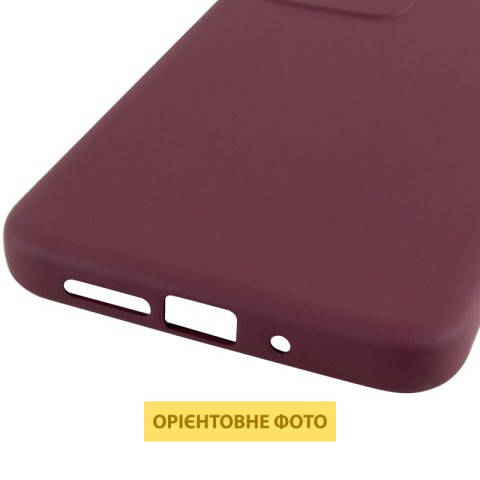 Чохол TPU GETMAN Liquid Silk Full Camera для Xiaomi Redmi 15 (Global) Бордовий / Marsala
