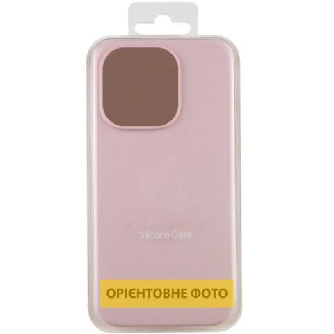 Чохол Silicone Case Full Protective (AA) NO LOGO для Apple iPhone 17 Air (6.5") Рожевий / Chalk Pink