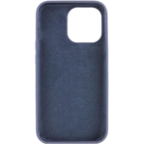 Чохол Silicone Case Full Protective (AA) NO LOGO для Apple iPhone 14 Pro (6.1") Темно-синій / Midnight blue