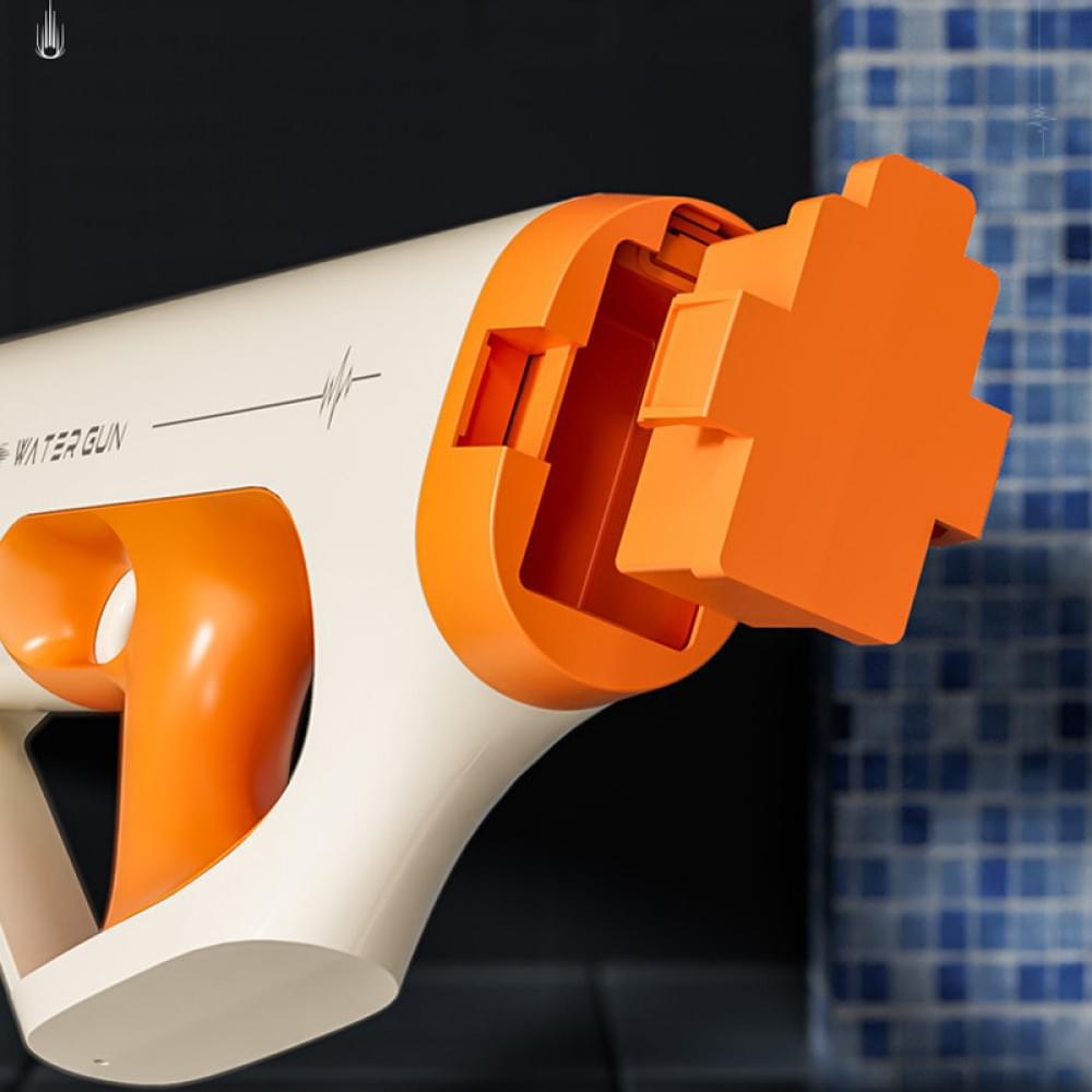 Водяний акумуляторний автомат Water Gun 185-66 (400ml) with lithium battery White / Orange