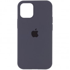 Чохол Silicone Case Full Protective (AA) для Apple iPhone 15 (6.1") Сірий / Dark Gray