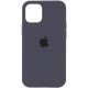 Чохол Silicone Case Full Protective (AA) для Apple iPhone 15 (6.1") Сірий / Dark Gray