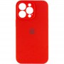 Чохол Silicone Case Full Camera Protective (AA) для Apple iPhone 13 Pro (6.1") Червоний / Red / PVH