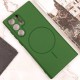 Чохол Silicone Cover Lakshmi Full Camera (AA) with MagFit для Samsung Galaxy S23 Ultra Зелений / Dark green
