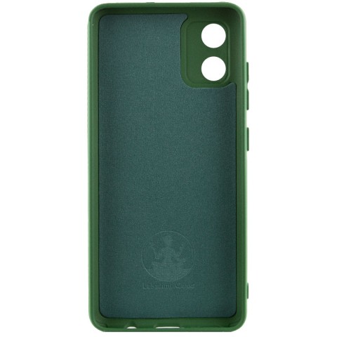 Чохол Silicone Cover Lakshmi Full Camera (AA) для Motorola Moto E13 Зелений / Dark green