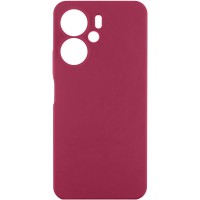Чохол Silicone Cover Lakshmi Full Camera (AAA) для Xiaomi Redmi 13C 4G/5G / Poco C65 / Poco M6 5G Бордовий / Plum