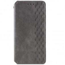 Шкіряний чохол-книжка GETMAN Cubic (PU) для Samsung Galaxy A26 5G Сірий