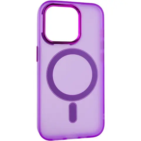 Чохол TPU+PC Lily with MagSafe для Apple iPhone 15 Pro (6.1") Purple
